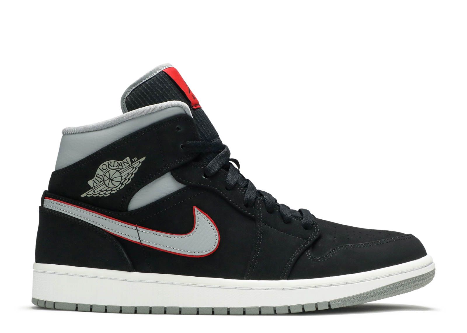Jordan 1 Mid 'Black Grey'