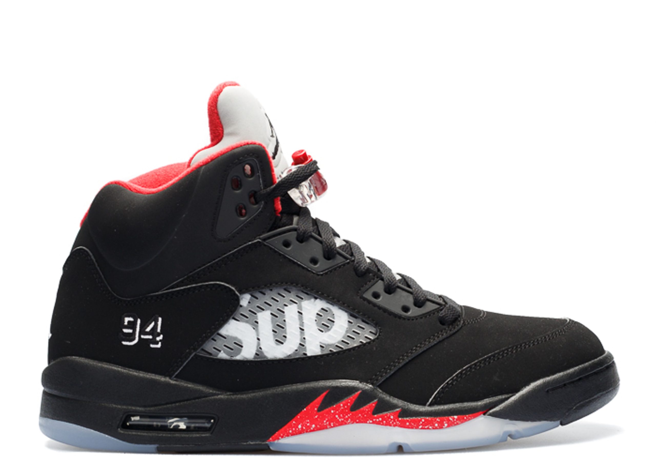 Supreme x Jordan 5 Retro 'Black'