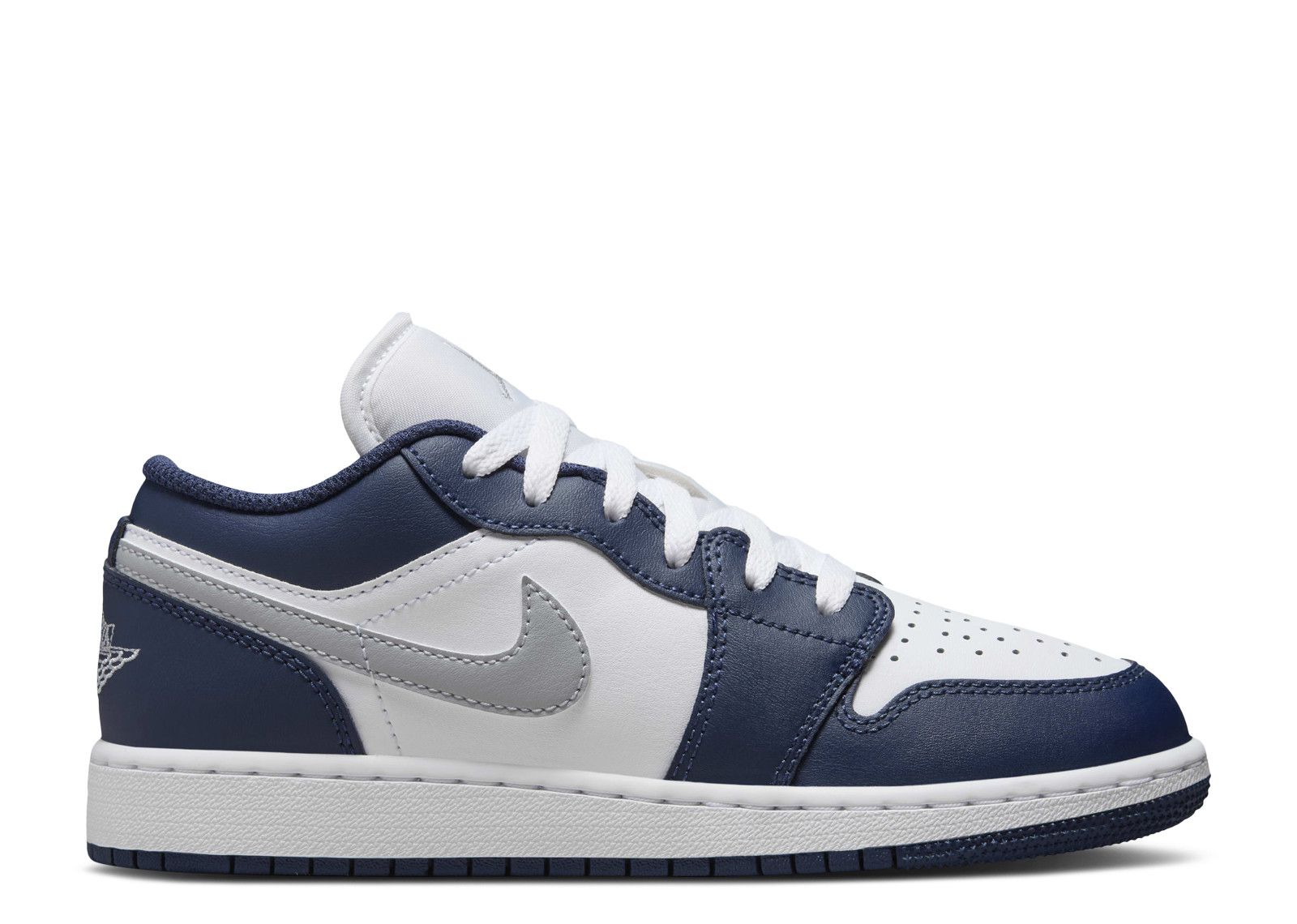 Jordan 1 Low GS 'Midnight Navy Wolf Grey'
