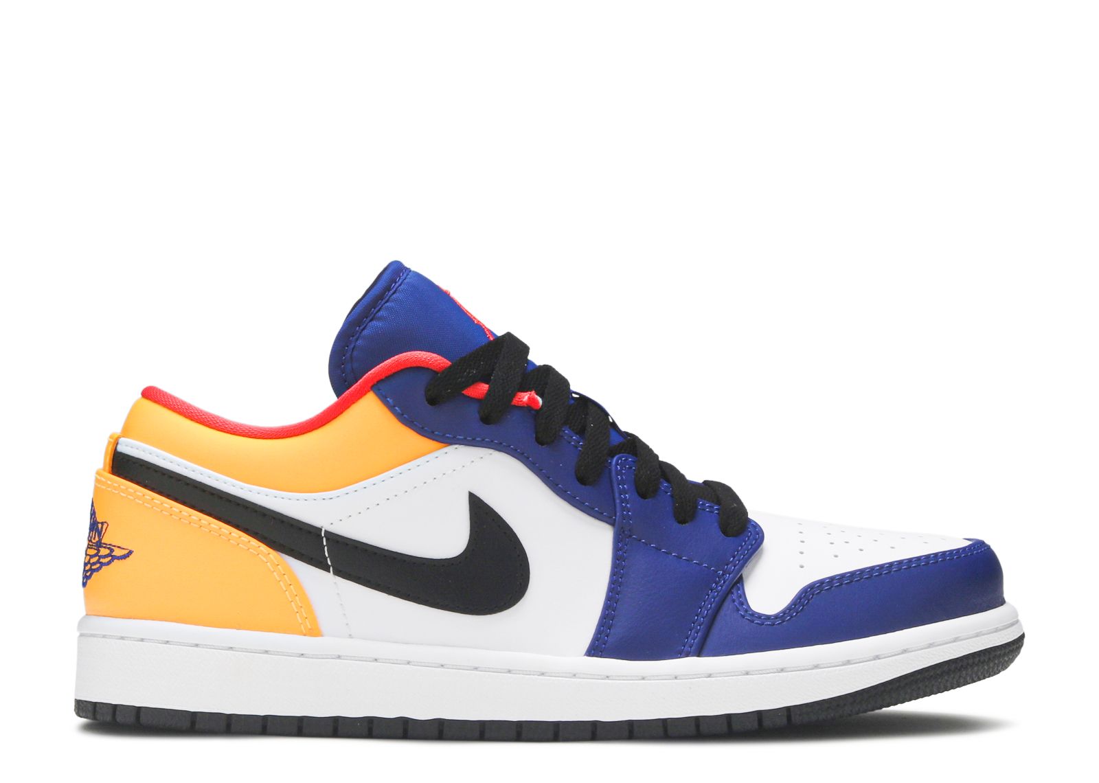 Jordan 1 Low 'White Deep Royal Blue'