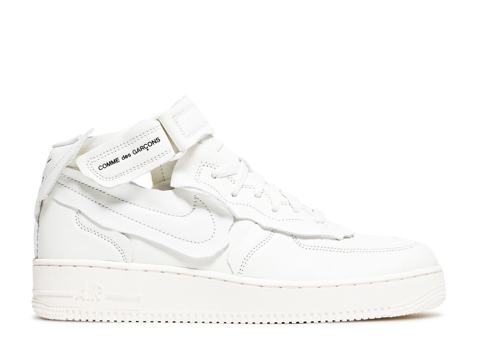 Comme des Garçons x Air Force 1 Mid 'Triple White'