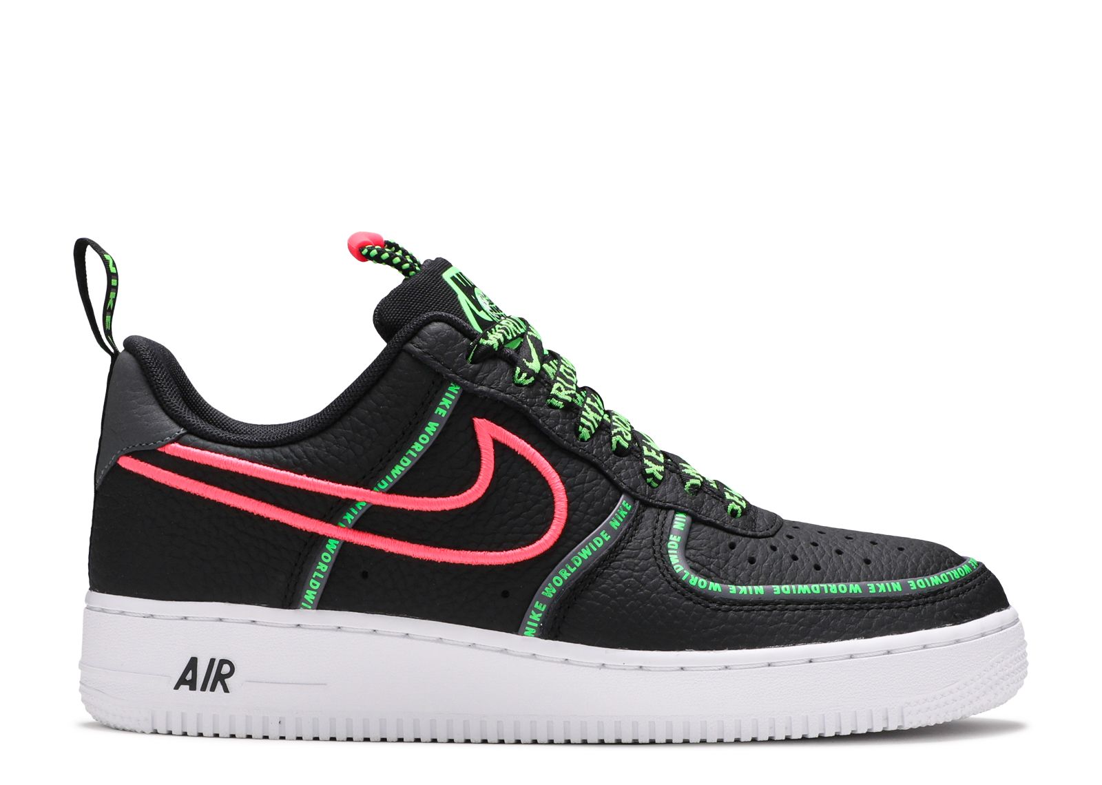 Air Force 1 '07 Premium 'Worldwide Pack - Black Green Strike'