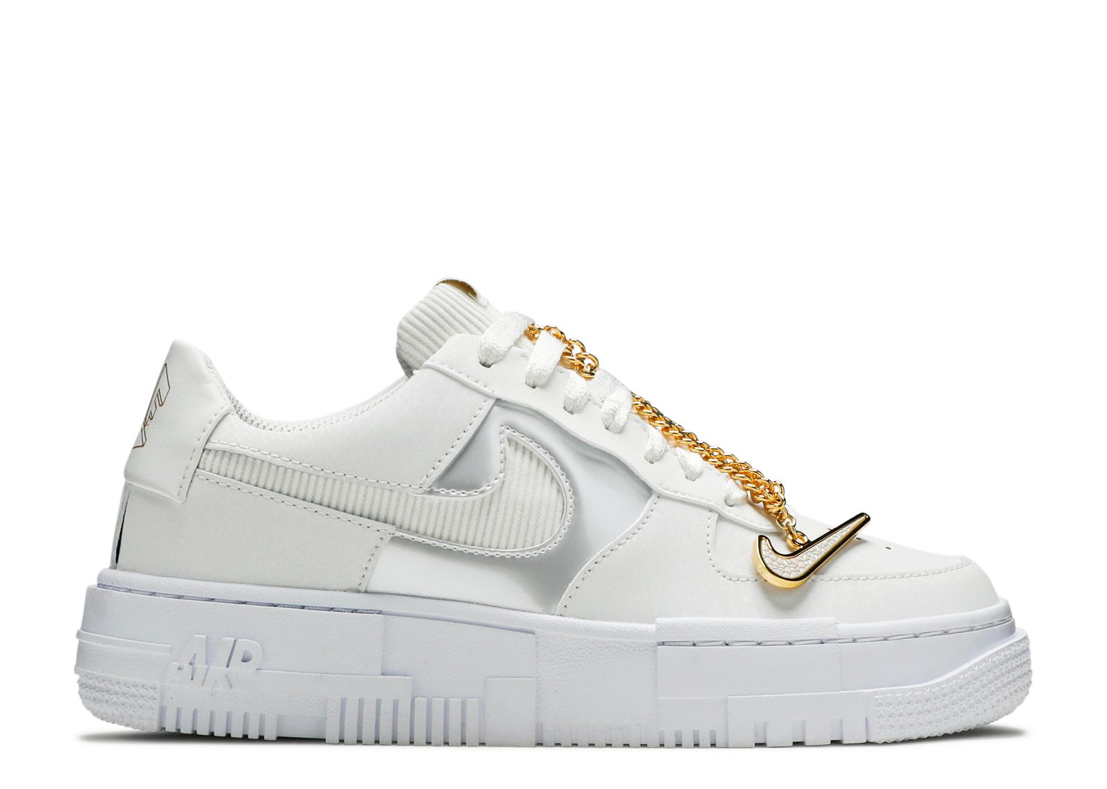 Wmns Air Force 1 Pixel 'White Gold Chain'