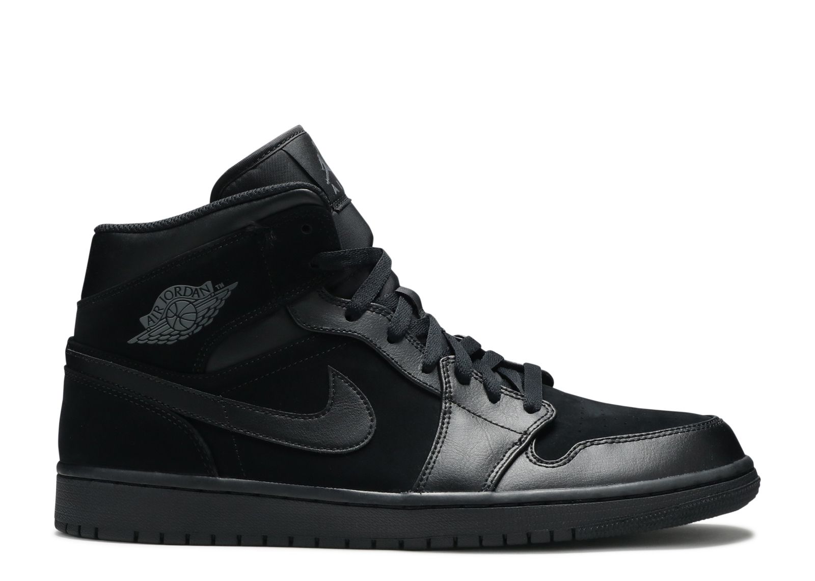 Jordan 1 Mid 'Black'