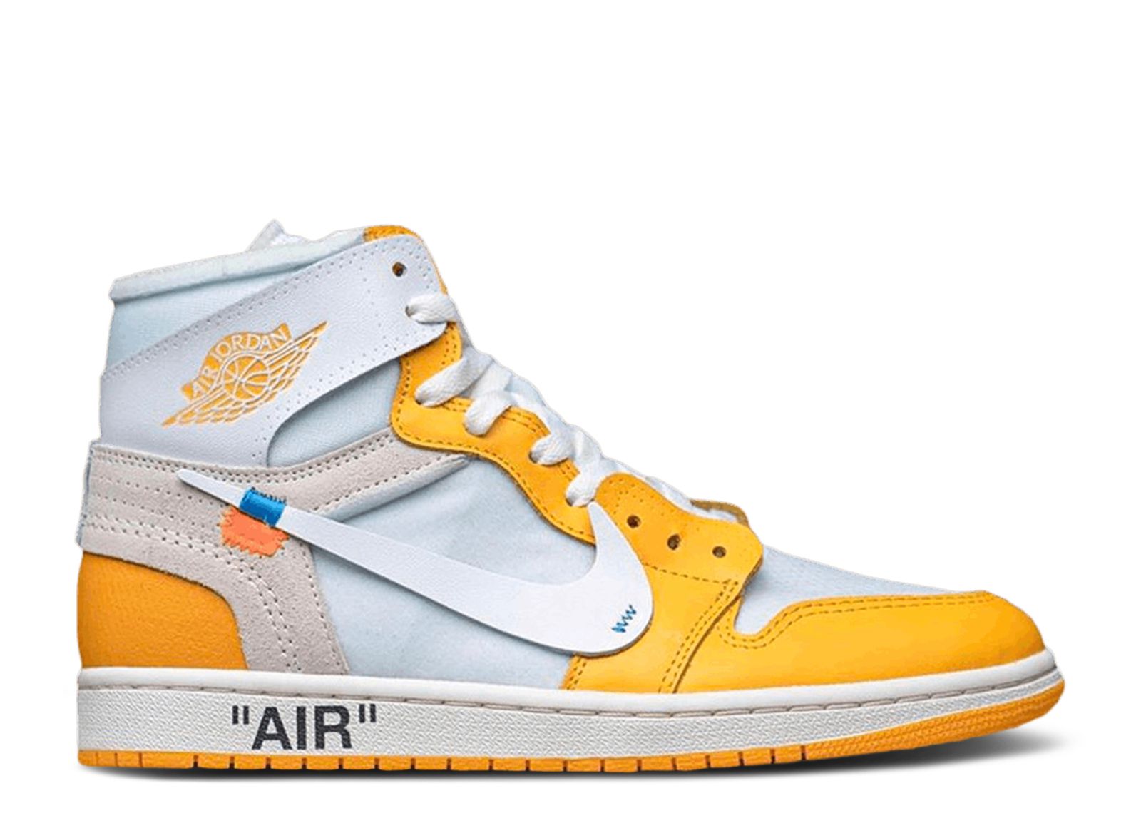 Off-White x Jordan 1 Retro High OG 'Canary Yellow'