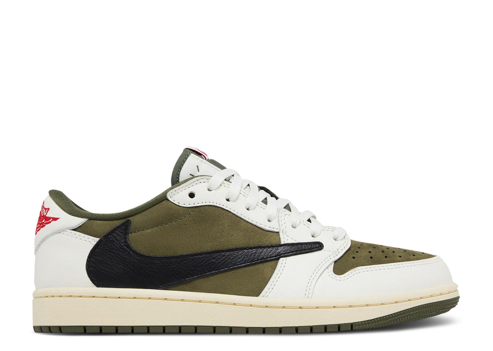 Travis Scott x Jordan 1 Low OG SP 'Medium Olive' Sample