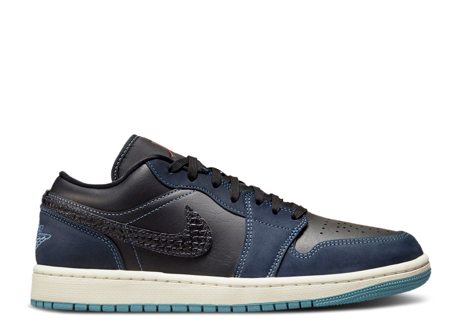 Wmns Jordan 1 Low SE 'Black Dark Obsidian'