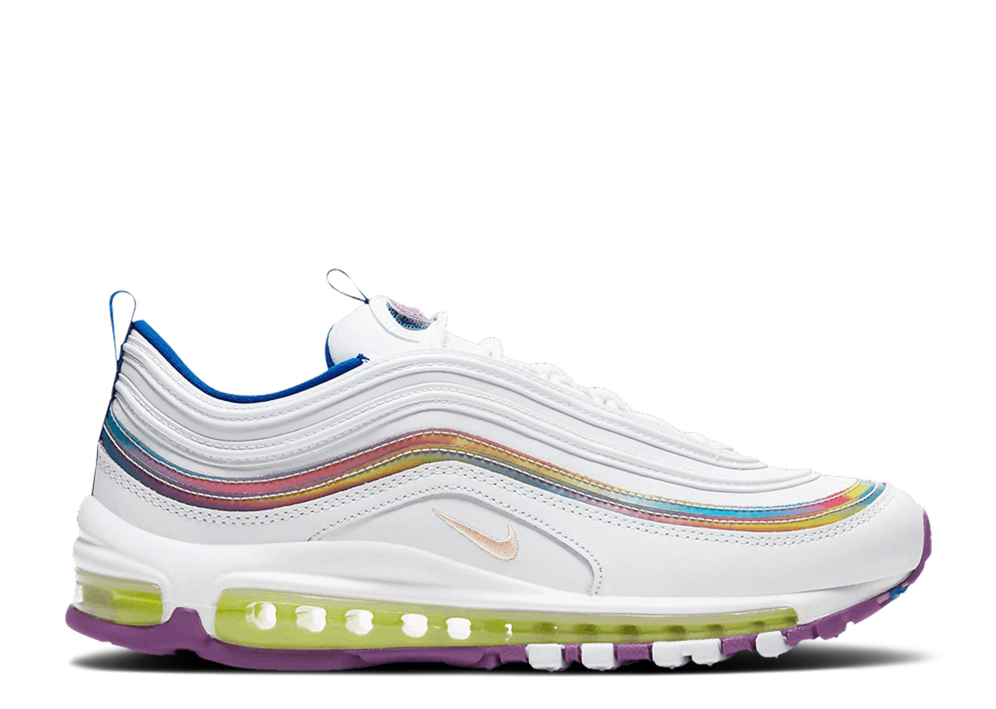 Wmns Air Max 97 SE 'White Iridescent Stripes'