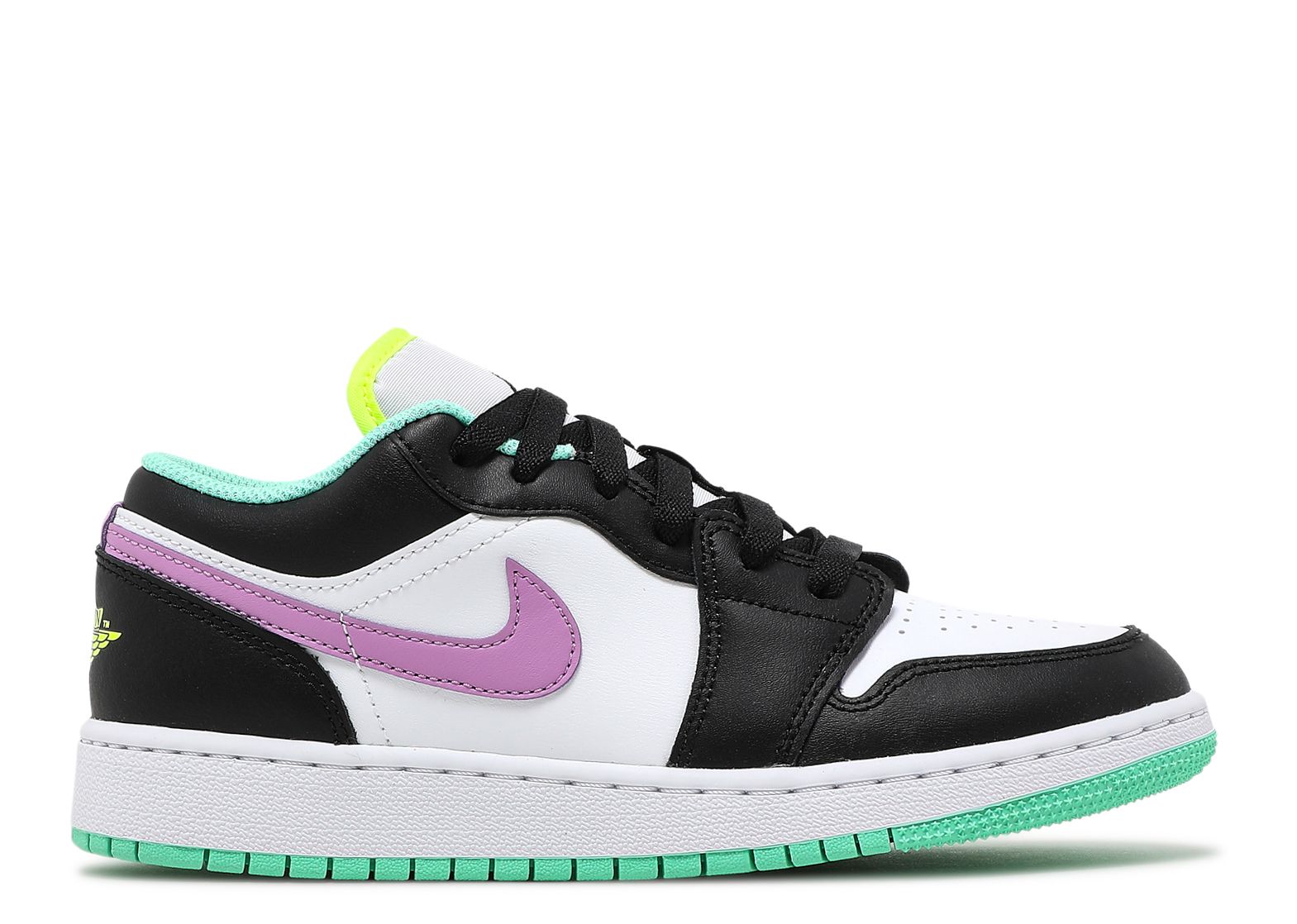 Jordan 1 Low GS 'White Violet Shock'