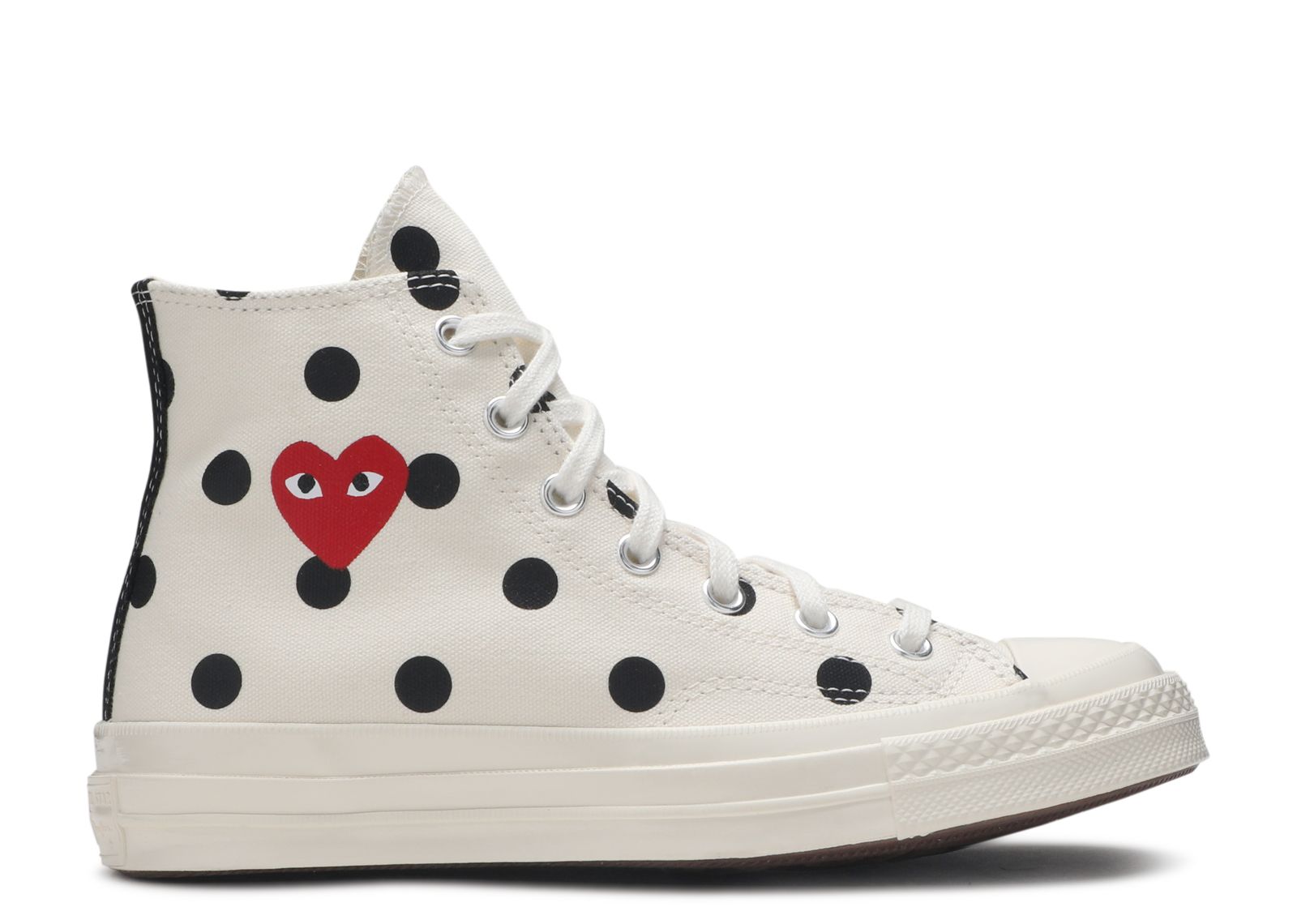 Comme des Garçons x Chuck Taylor All Star 70 Hi 'White Polka Dot'